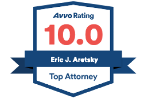 Avvo Rating Top attorney badge - Eric J. Aretsky